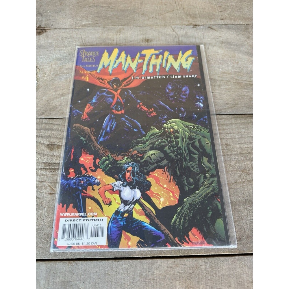 MAN-THING V3 #4 LIAM SHARP Strange Tales From Marvel J.M. DeMatteies